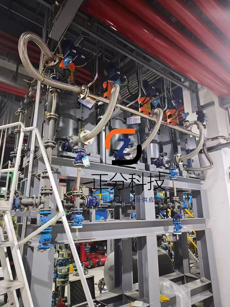 浙江医药企业采用江苏正分LXC-150离心萃取机一级水洗+两级碱洗+一级水洗项目